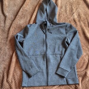 Gray Zip-Up Hoodie